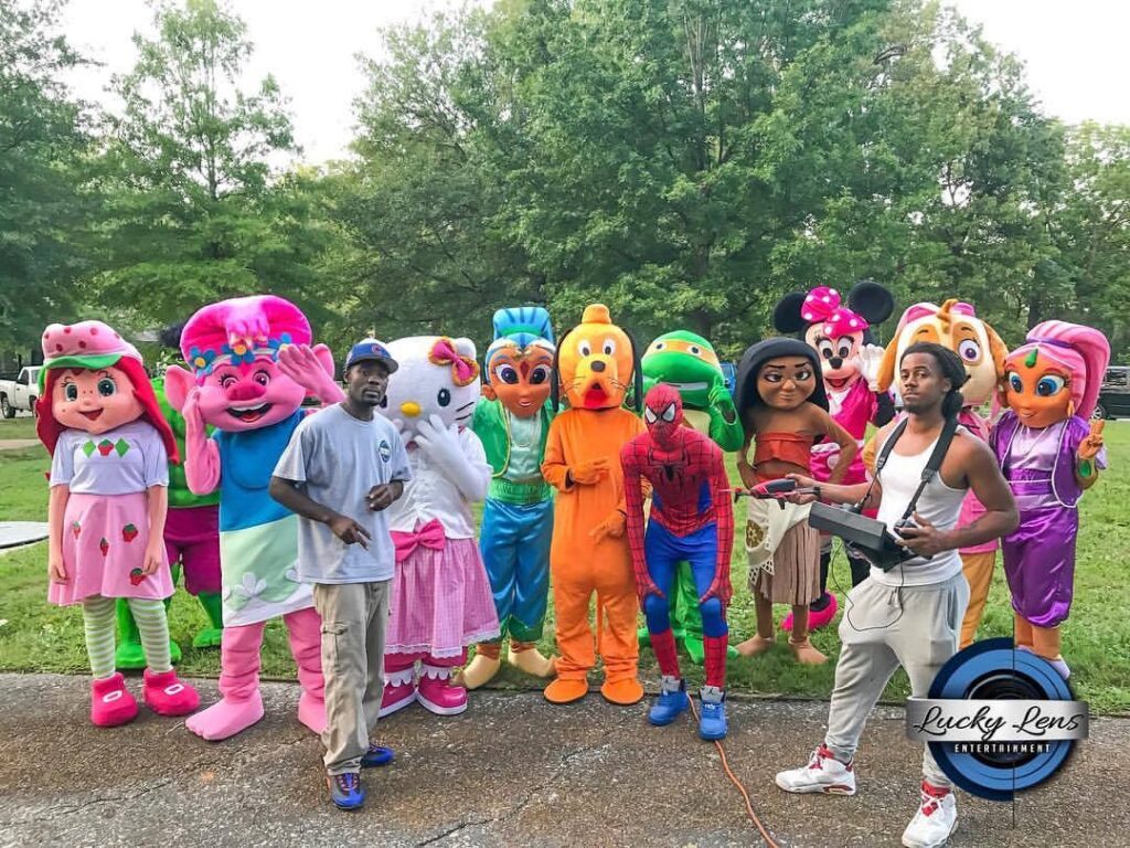 MEMPHIS COSTUME CHARACTERS 901parties Memphis Birthday Parties