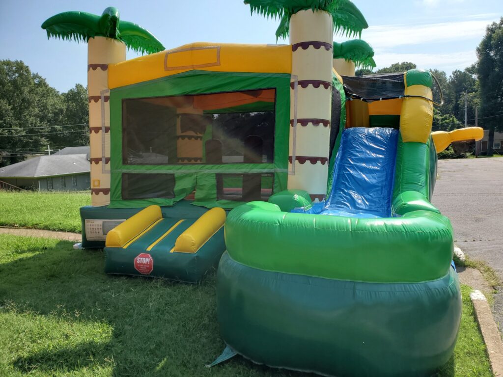 901PARTIES MOBILE DINING & CATERING TROPICAL BOUNCE HOUSE WET OR DRY