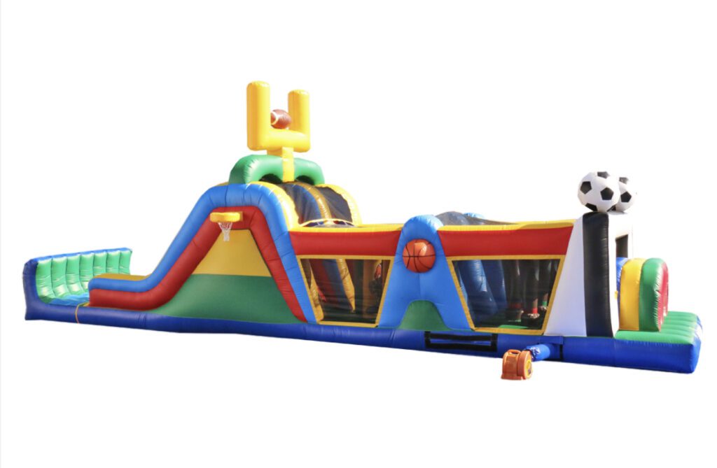 $350 - 
$75 NON REFUNDABLE  DEPOSIT - DUAL LANE OBSTACLE COURSE WATER SLIDE RENTAL IN MEMPHIS
